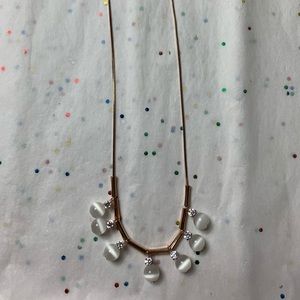 Beaded with shiny decored necklace